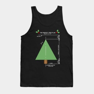 Perfect Christmas Tree White Tank Top